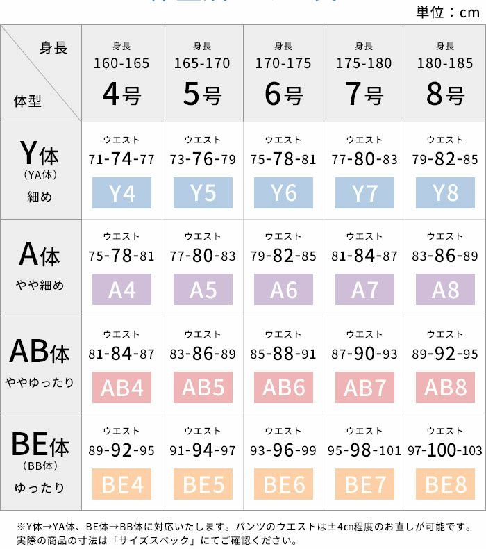 サイズスペック1