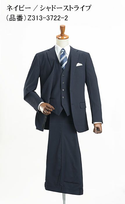 Ｂ：ネイビー/シャドーストライプ