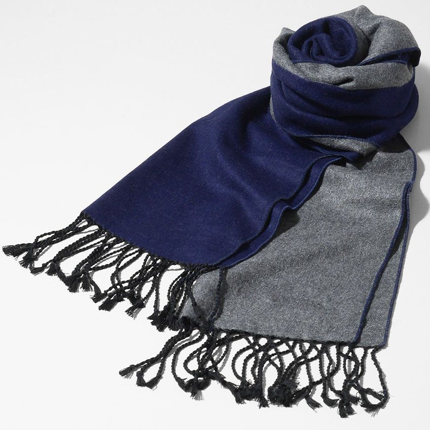 ギフト対応】シルク100% シルクマフラー ソフト起毛 カジュアル