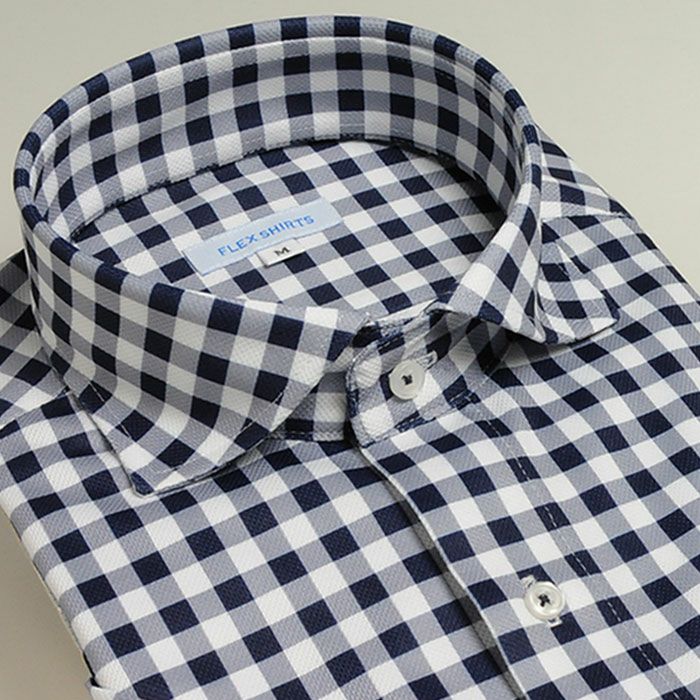 Ｌ：カッタウェイ・ネイビー×グレーチェック