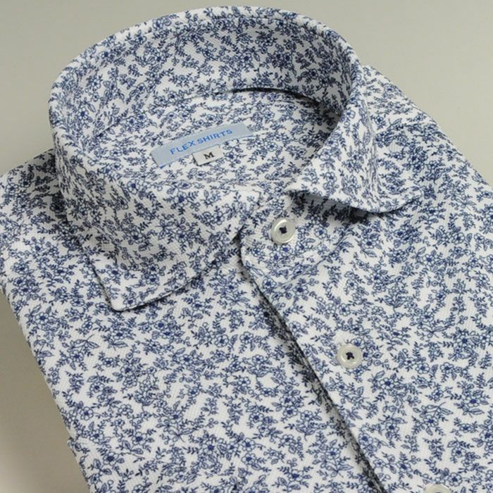 Ｂ：カッタウェイ・ネイビー花柄