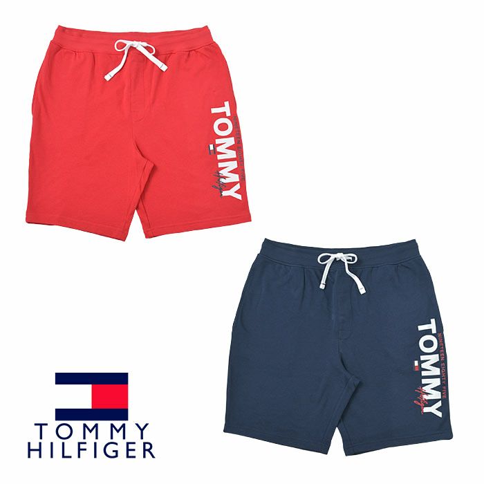 TOMMY HILFIGER トミーヒルフィガー メンズ ネイビー レッド ショーツ