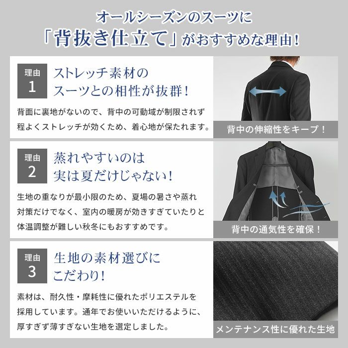背抜き仕立て